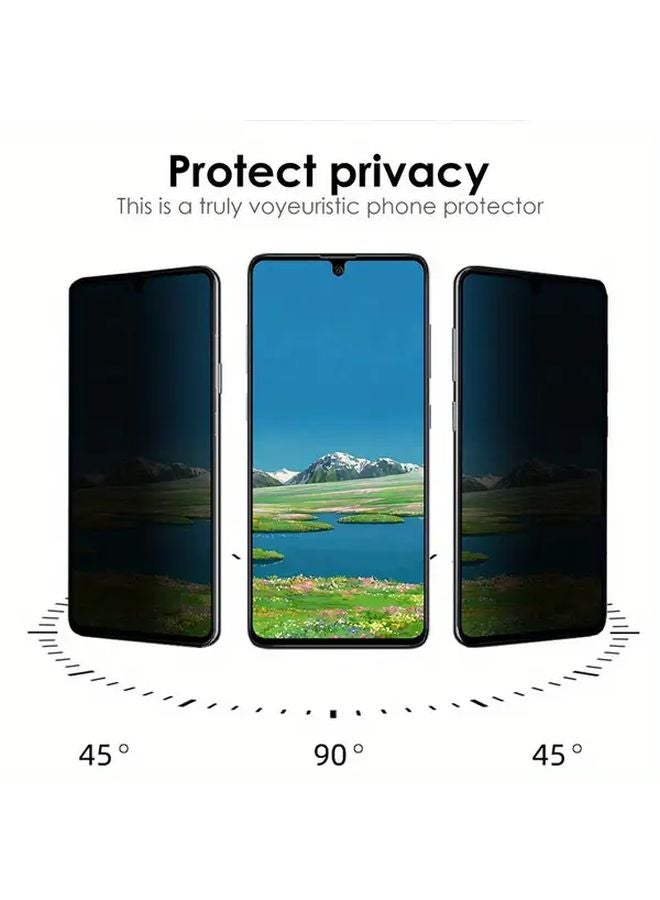 2 قطعة من واقي الشاشة الزجاجي المقوى للخصوصية لجهاز Galaxy A53 5G مضاد للخدش - Image 2